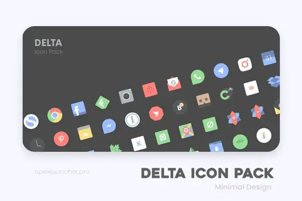 Delta Icon Pack - apexlauncher.pro