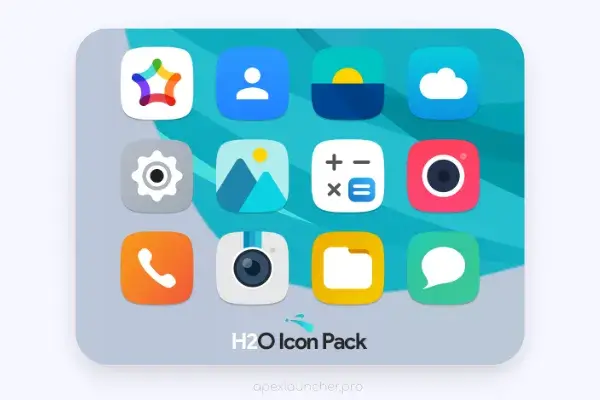 H2O Icon Pack - apexlauncher.pro