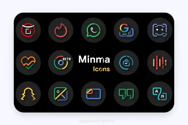 Minma Icon Pack - apexlauncher.pro